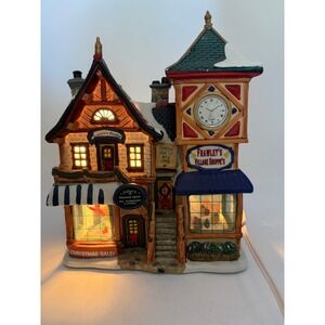 RARE Vintage Lemax Vail Village Frawley's Shoppe's 2004 Lighted 45108S Christmas